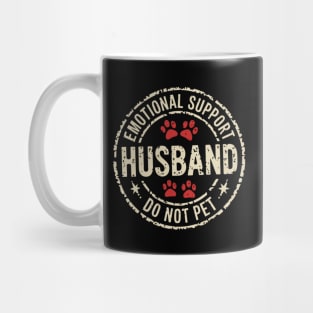 Emotional-Support-Husband-Do-Not-Pet Mug